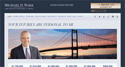 Desktop Screenshot of michaelwaks.com